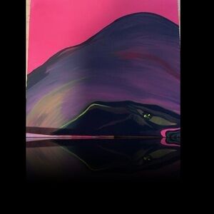 Abstract Pink and Purple Art Print